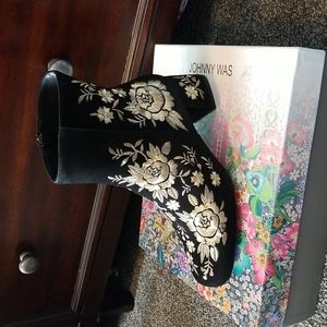 NIB - Johnny Was Brocade Boots